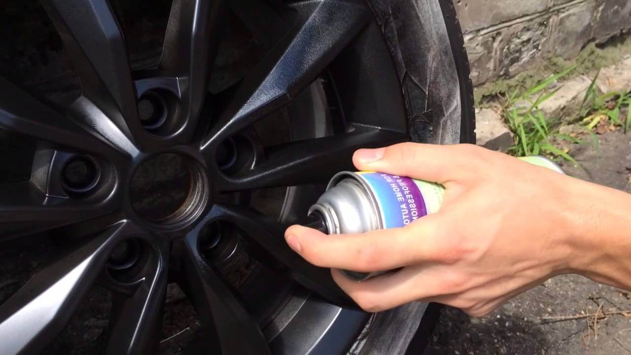 Покраска дисков жидкой резиной Plasti Dip