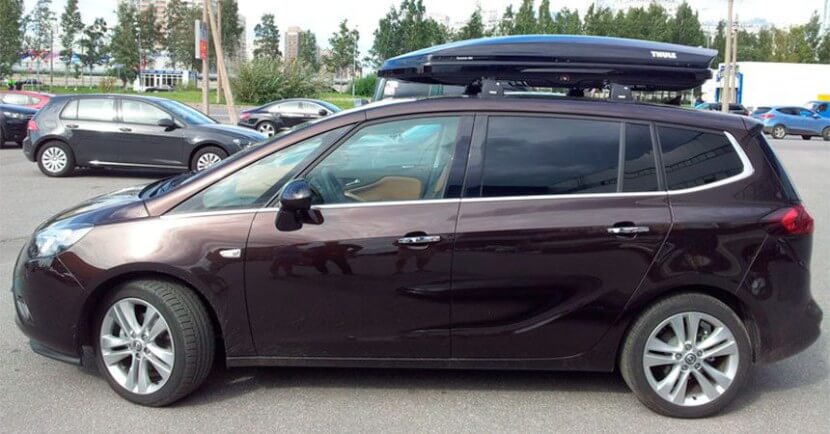OPEL Zafira B Бокс Thule Dynamic M (800) black