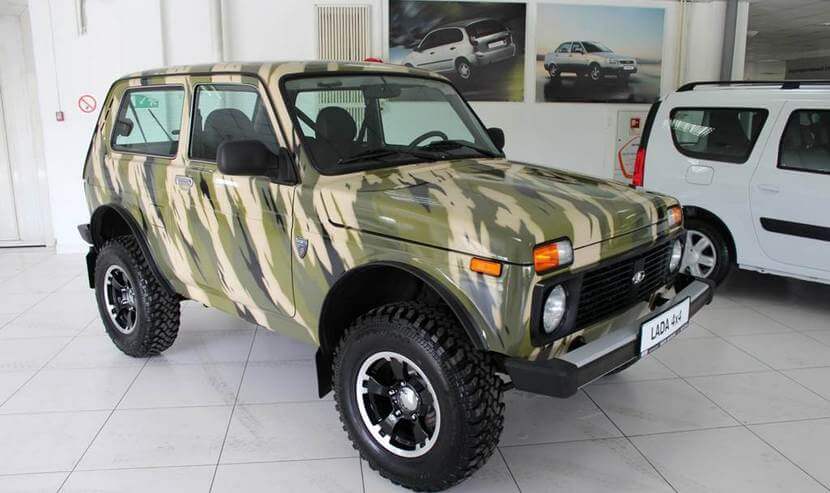 Окраска авто в цвет хаки