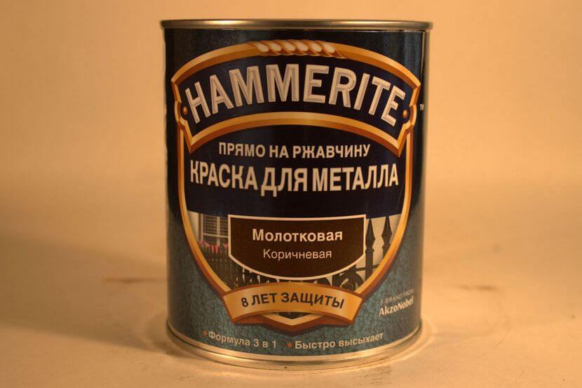 Краска молотковая по металлу