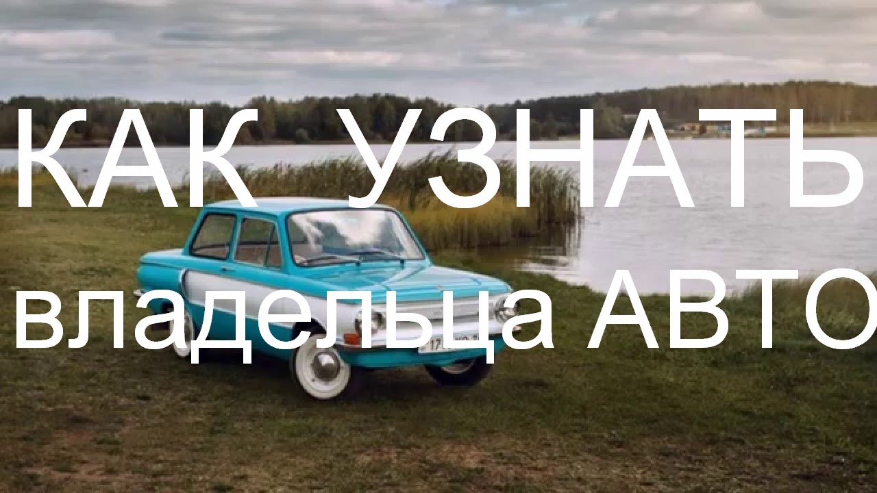 Как можно найти владельца авто по гос номеру